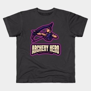 Archery Hero Legends Born in Every Shot Kids T-Shirt